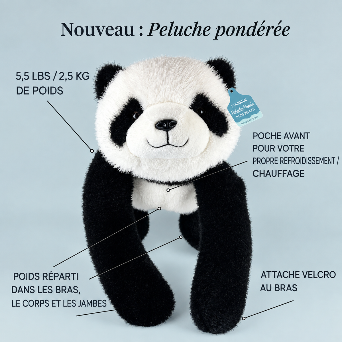 Panda lesté